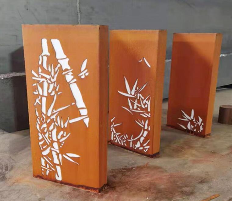 长洲锈钢板灯箱