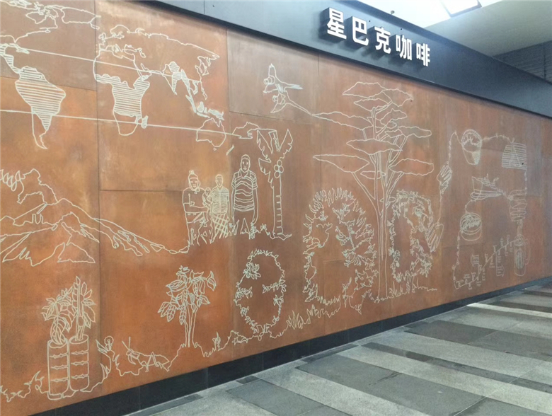 长洲耐候钢幕墙