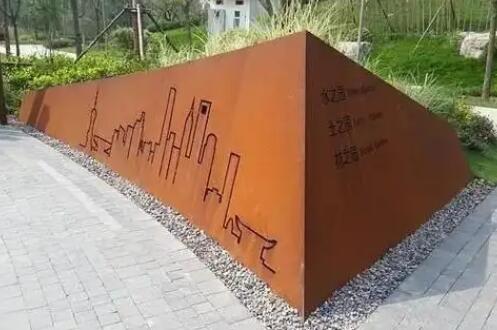 长洲耐候钢挡土墙